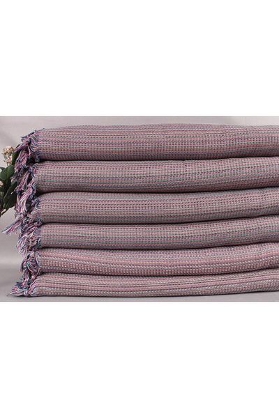Kayra Export مفرش طاولة من القطن باللون البني مقاس 220x225 سم