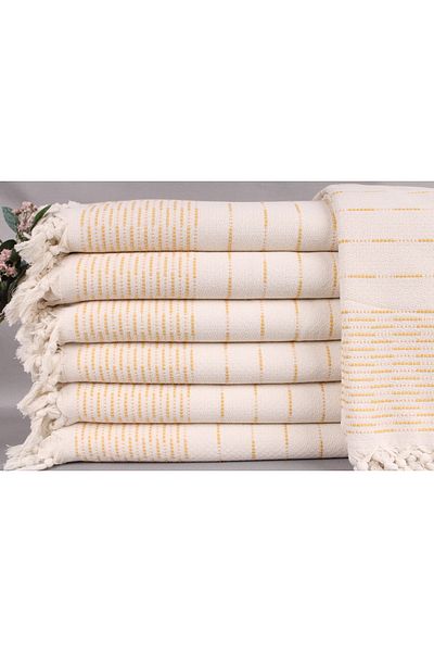 Kayra Export بيكيه الخردل 230x245 سم القطن بيكيه غطاء القطن غطاء السرير الزخرفية غطاء مقعد
