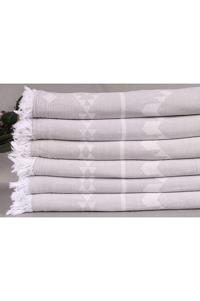 Kayra Export بطانية قطن بيكيه رفيعة مقاس 150x180 سم