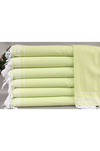 Kayra Export Peanut Green Pique, Design Blanket, 140x230 cm Cotton Blanket, Bachelorette Party Favorite,