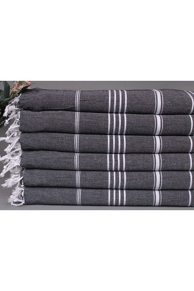 Kayra Export بيكيه أسود 160x220 سم قطن بيكيه غطاء رقيق
