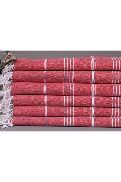Kayra Export Pique Red 160x220 Cm Cotton Pique Thin Blanket