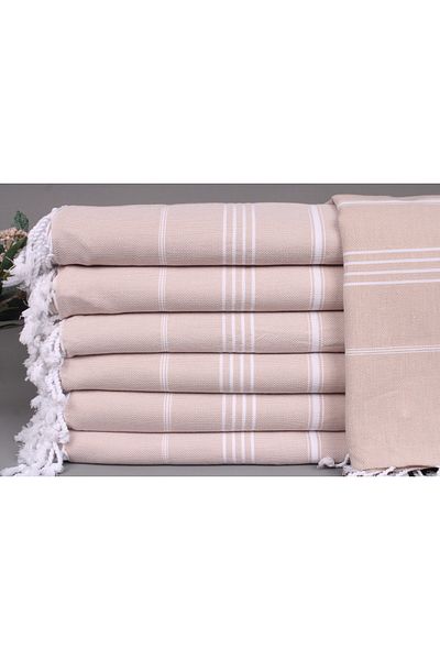 Kayra Export Pike Beige Pike160x220 Cm Cotton Pike Thin Blanket