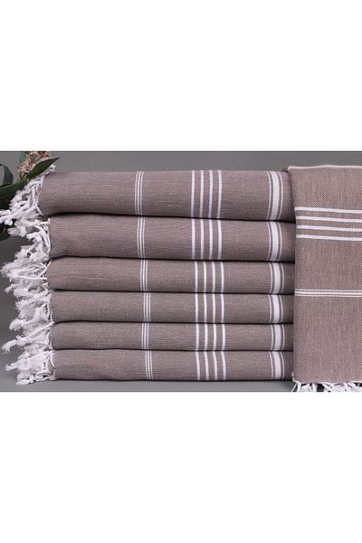 Kayra Export Pique Brown 160x220 Cm Cotton Pique Thin Blanket