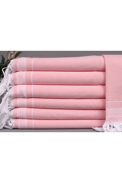 Kayra Export Pique Light Pink 140x230 Cm Multi-Purpose Blanket Cotton Thin Pique