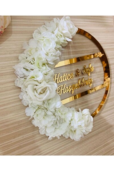 GOLD ORGANİZASYON زخرفة باب بليكسي ذهبي