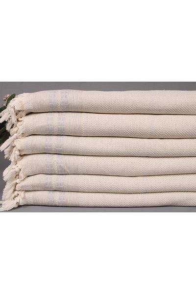 Kayra Export Pique Light Gray 235x240 Cm Cotton Pique Multi-Purpose Cover Bedspread Medium Thick