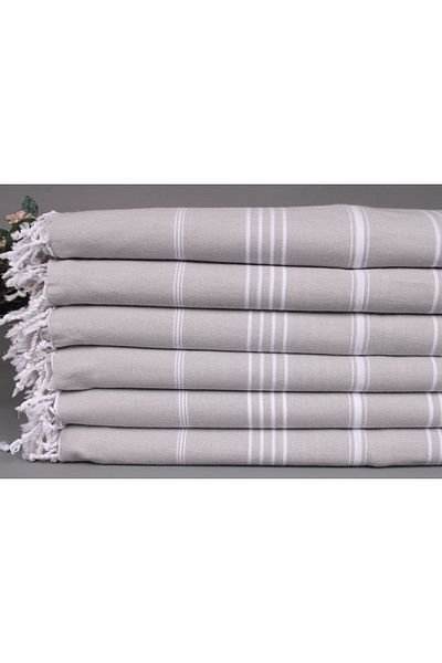 Kayra Export Pique Light Gray 160x220 Cm Cotton Pique Thin Blanket