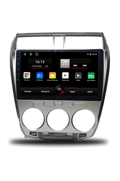EXVOL HONDA CİTY 2009-2011 ANDROİD MULTİMEDYA CARPLAYLİ 9 İNC HD IPS EKRAN 2GB/32GB KAMERA HEDİYELİ