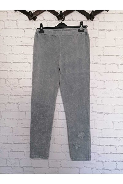 anne moda ankara لون موحد، صيفي، طباعة زهور على الساق، قماش مغسول بالكامل بالقطن، ليكرا، طماق