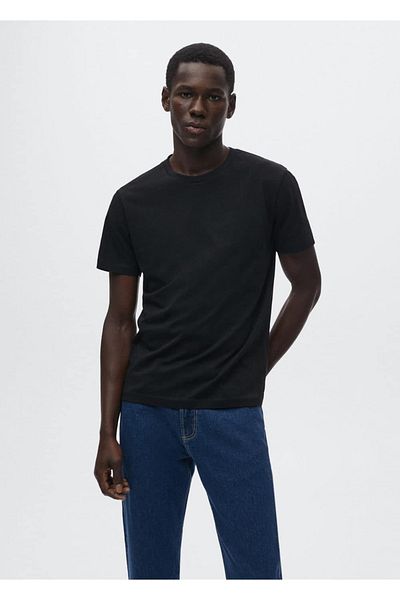 MANGO Man Sustainable Cotton Basic T-Shirt
