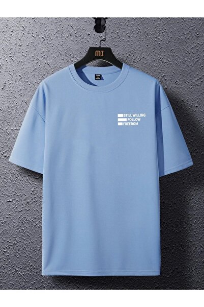 YUVEST Μπλουζάκι Blackrock Unisex Oversize Follow Freedom Printed