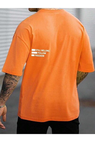 YUVEST Μπλουζάκι Blackrock Unisex Oversize Follow Freedom Printed