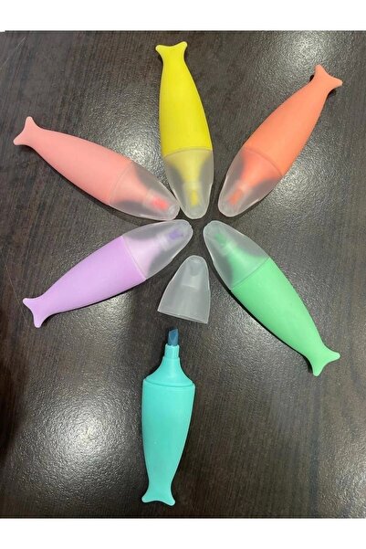 Rubenis Highlighter Fish Shaped Mini 3 Pieces 1909