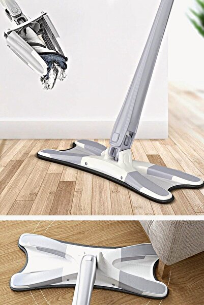 KÜÇÜK EW X Mop 360 Derece Dönen Kendine Sıkmalı Kurutmalı Pratik Mop Duvar Ve...