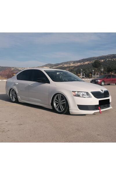 mdtuninggaraj Skoda Octavia Mk3 2012-2019 Boyasız Plastik Marşpiyel Takımı