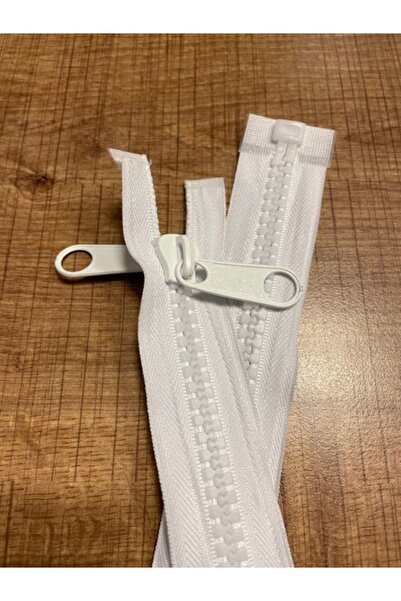 NİCE Geniş Dişli, Güçlü, 4,5 Metre Beyaz, Çadır Için Kemik Fermuar