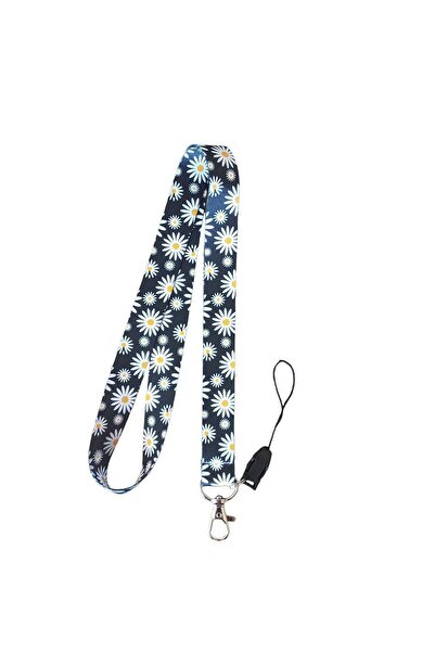 DODO BONE Card Strap Lanyard, Collar Strap Lanyard, Neck Strap - 2 Cm Daisy