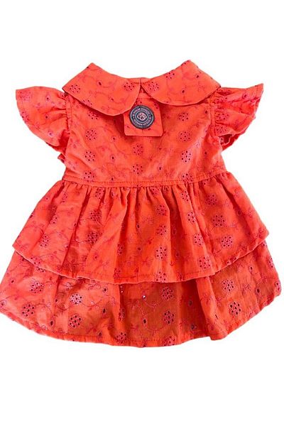Bi Dolap Ponçik Pomegranate Scallop Fabric Cat Dog Clothes & Dress