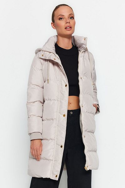 Trendyol Collection Vodoodpudivá bunda s kamennou kapucí TWOAW24MO00119