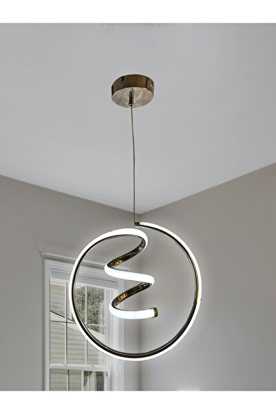 DEKORLİVE Modern Sarkıt Helezon Ledli Avize
