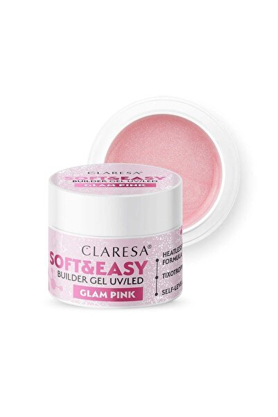 Claresa Soft&Easy Builder Jel Glam Pink 45g