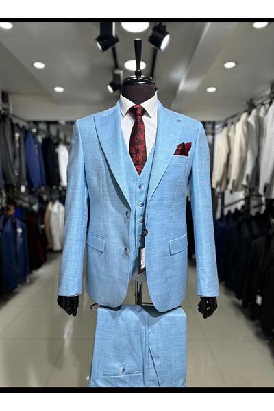 MASSARO ROCHIE DE COSTUM DE VESTĂ SLIM CUT