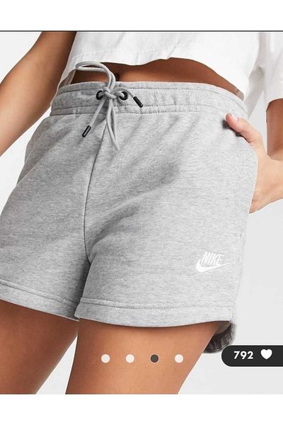 Grey nike shorts womens hotsell