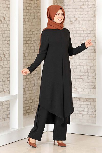 Fashion Showcase Azade Suit Black - Fashion Showcase Design - FSC3042