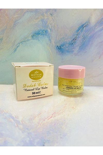MHYSSA naturals Natural Lemon Lip Balm/ Natural Lemon Lip Balm 30ml