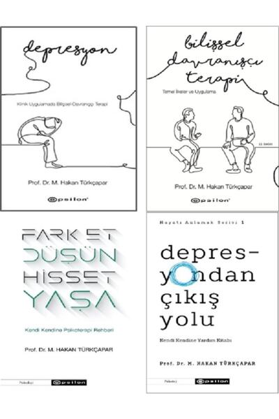 Epsilon Yayınevi Bilişsel Davranışçı Terapi - Depresyon - Fark Et Düşün Hisse...