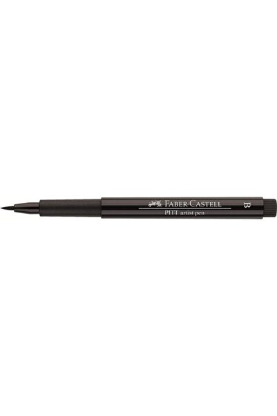 Faber Castell Pitt Artist Pen Drawing Pen with Brush Tip 199***black (BLACK)