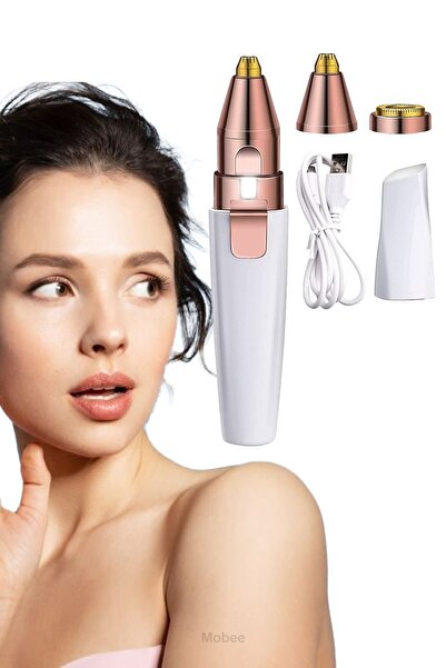 Markafox Tüm Cilt Tipleri Için 2 Başlıklı 2 In 1 Epilasyon Aleti Yüz Epilatörü