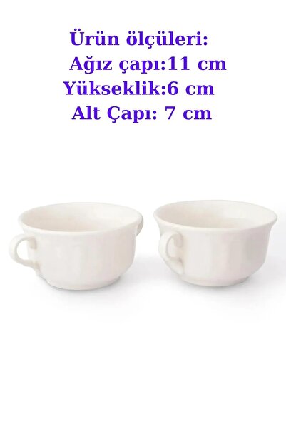 HERGÜNUYGUN Mini Salata Kasesi Tabağı 11 Cm Güral Porselen