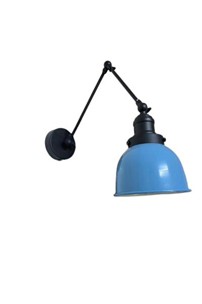 Dylight الرجعية المعادن الزخرفية البهلوانية ريفي الأزرق مفصلية الجدار الشمعدان