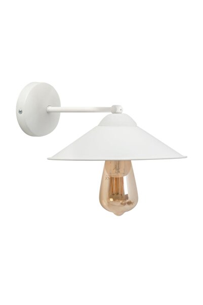 Dylight الرجعية المعادن الزخرفية الجدار الشمعدان الأبيض