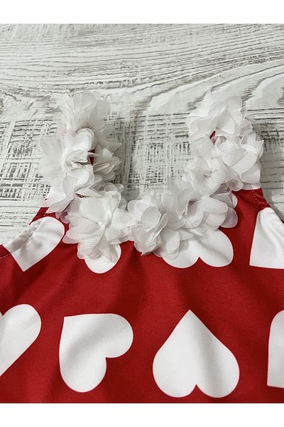 Pukka Boz Heart Patterned Swimsuit