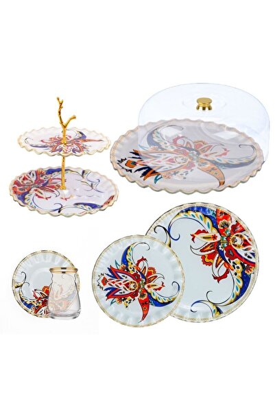 Glore Anemon 28 Parça Tea Time Cam Çay Seti 69693