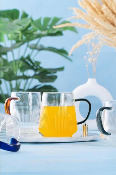 ACAR Line 4-Piece Glass Cup Set 350 ml - ACR-127/48