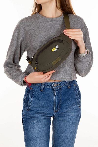 Newish Polo NEWISH POLO 813 WAIST BAG SHOULDER BAG DAY BAG WATERPROOF KHAKI