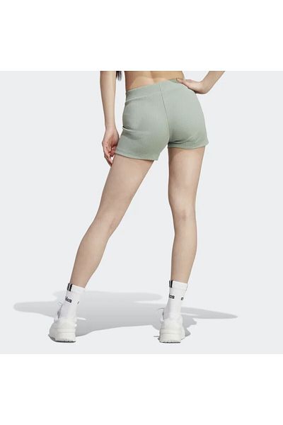 adidas Dámské khaki šortky Lounge Rib Booty