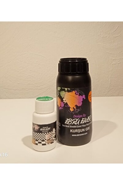 Ebru Ener Yeni Nesil Vernikli Genel Yüzey Boyası (Anka) 250 gr. ve Katkı Madd...