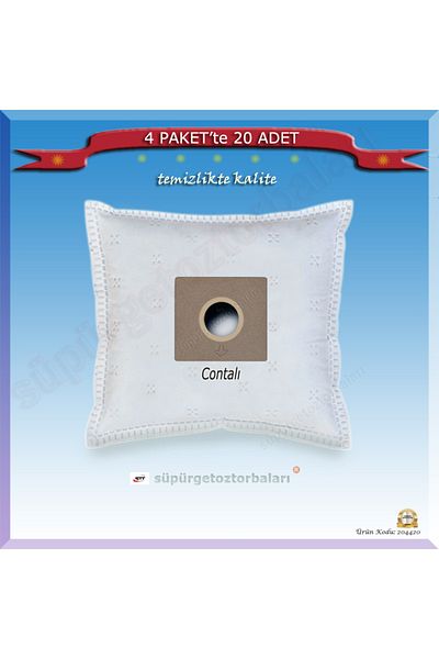 Arçelik S 6660 Y - 20 كيس مكنسة كهربائية للغبار 204420