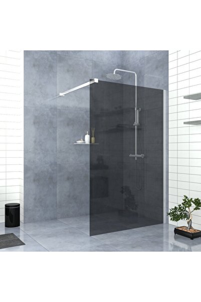 TEKNO DUŞ DUŞAKABİN TEKNE VE KÜVET SİSTEMLERİ SİLVER TETRA 6MM FÜME CAM SEPERATÖR DUŞAKABİN