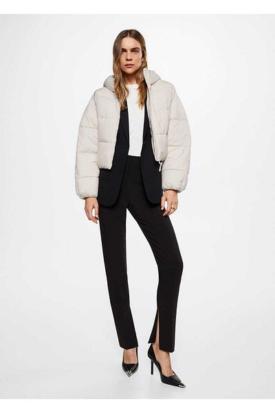 MANGO Woman Hooded Quilted Coat