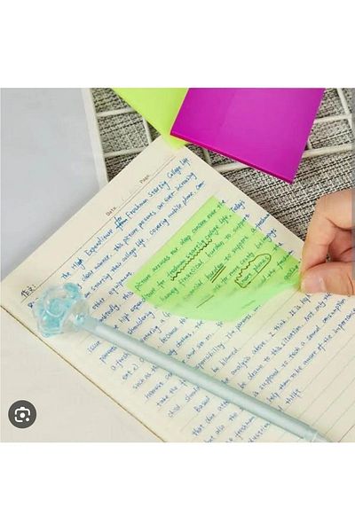 NaSaDAN Transparent Adhesive Square Postit 50 Sheets Green