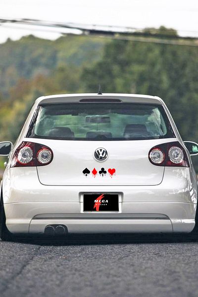 MegaSticker Trophy fly spade caro Auto, Motocicletă, Cască, Laptop, Autocolant pentru sticlă 16x5 Cm
