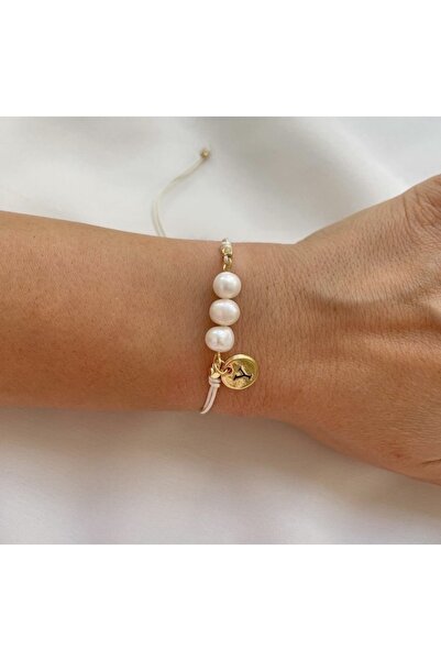 Hazeran accessories Gerçek İncili İp Bileklik