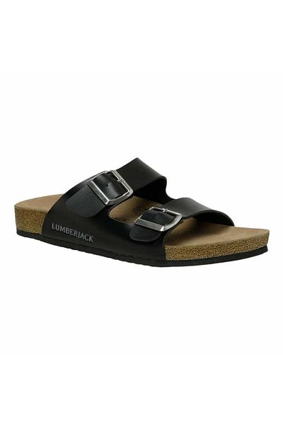 lumberjack Mendy 3FX Black Men's Casual Slippers