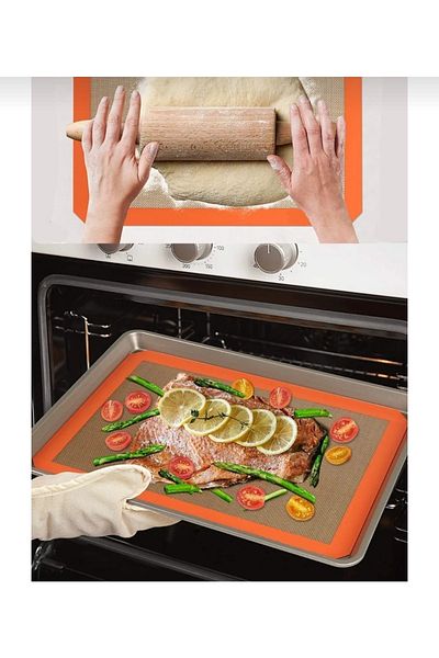 CEPHOME Ovenable Self-Oil Silicone Cooking Mat (30 × 40)